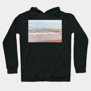 Relaxing Waves and Sandy Beach in Summer Hoodie